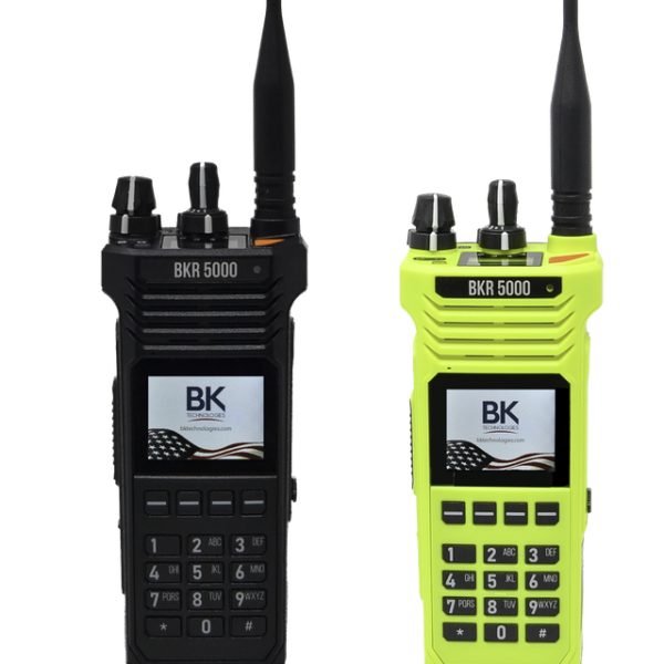 BKR5000, Yellow, Tier 3, Full Keypad, VHF, P25 Portable Two-Way Radio